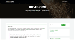 Desktop Screenshot of ideas.org